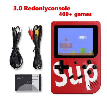 Retro Portable Mini Handheld Video Game Console 8-Bit 3.0 Inch LCD Color Kids Game Player Built-in 500 games For Kid Xmas Gift