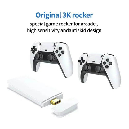 M15 Game Stick Mini TV Handheld Game Classic 4K Retro Game Wireless Controllers HD Output Gaming Consola for PS1 Arcade - MarvelouStoree