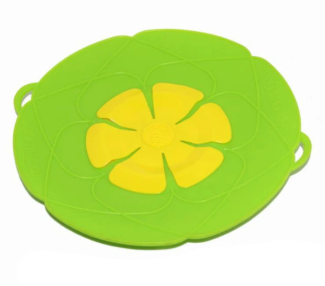 Silicone lid Spill Stopper Cover For Pot Pan Kitchen Accessories Cooking Tools Flower Cookware