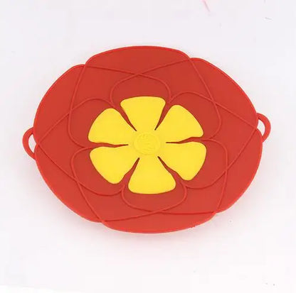 Silicone lid Spill Stopper Cover For Pot Pan Kitchen Accessories Cooking Tools Flower Cookware