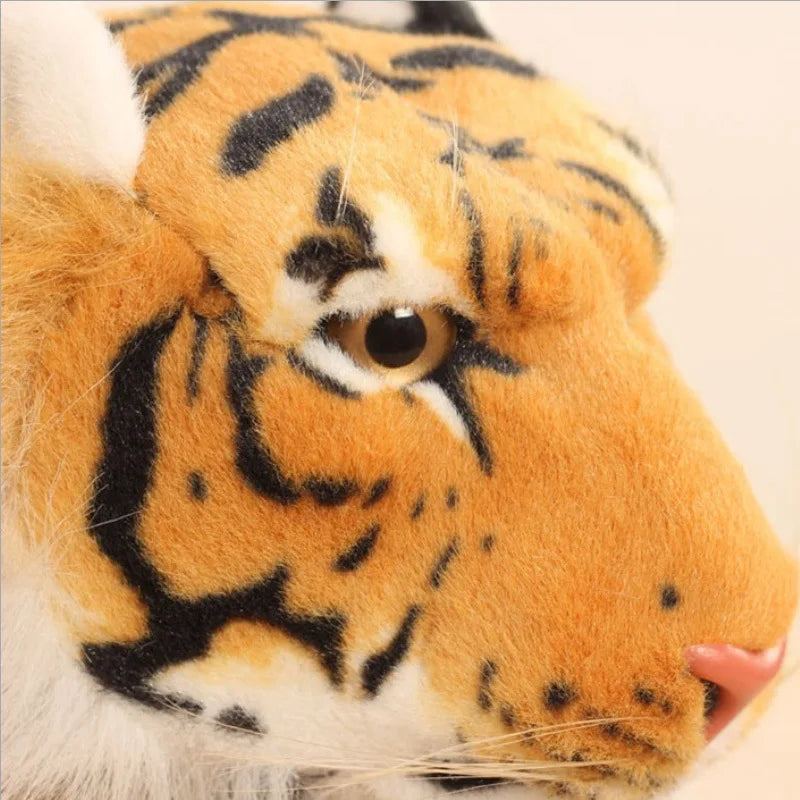 Simulation Tiger Plush Toys Stuffed Soft Animal Giant Forest Tiger Pillow Dolls For Kids Birthday Gift High Quality 25-110cm