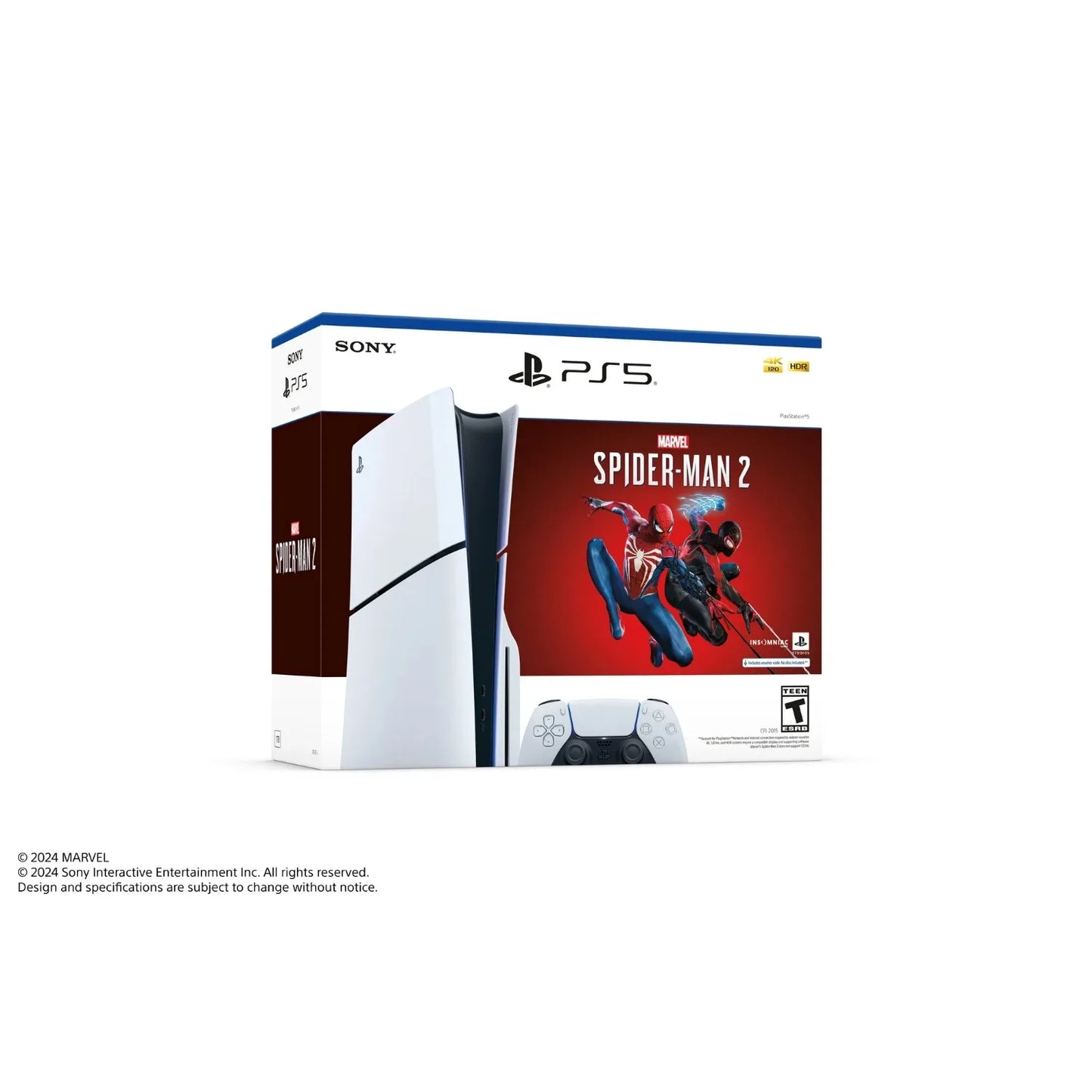 Sony PlayStation 5 Console - Marvel’s Spider-Man 2 Bundle (slim)