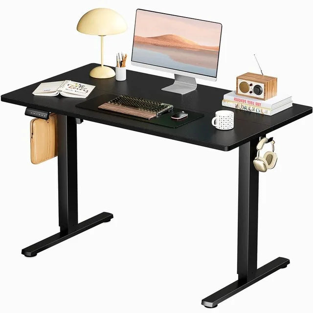 Standing Desk, AdjustabIe Height EIectric Sit Stand Up Down Computer TabIe, 63x24 lnch Ergonomic Rising Desks