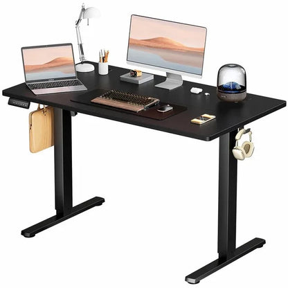 Standing Desk, AdjustabIe Height EIectric Sit Stand Up Down Computer TabIe, 63x24 lnch Ergonomic Rising Desks