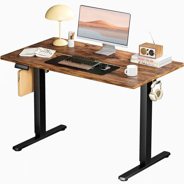 Standing Desk, AdjustabIe Height EIectric Sit Stand Up Down Computer TabIe, 63x24 lnch Ergonomic Rising Desks