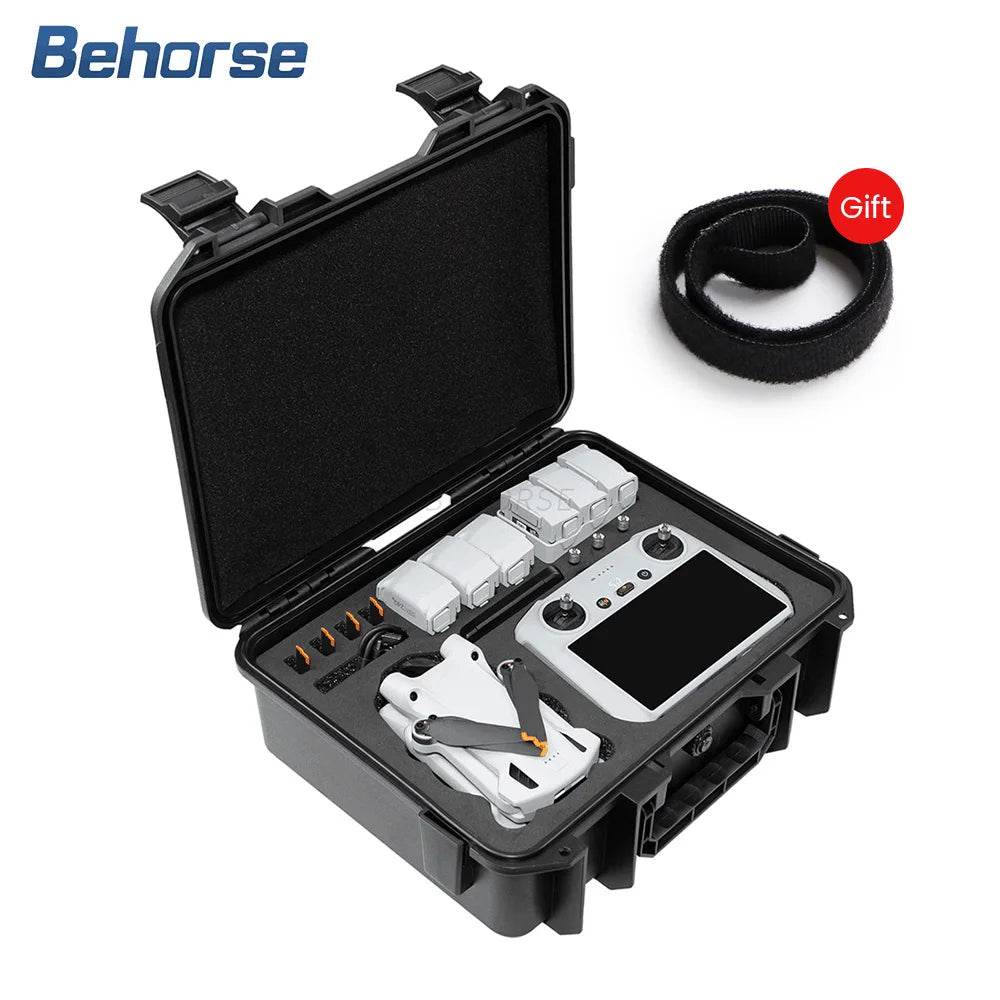 Storage Case For DJI Mini 4 3 3 PRO/Mini 2 2 SE Portable Suitcase Hard Case Explosion-proof Box for DJI RC/RC 2/N2/N1Control - MarvelouStoree