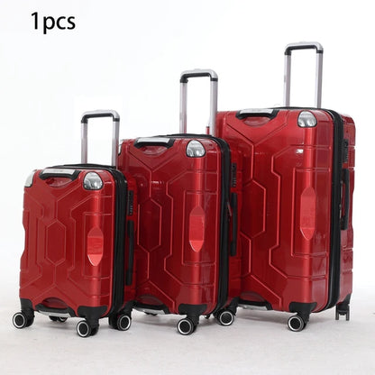 Suitcase Sets 3 pieces Rolling Luggage Detachable Wheels 20 24 28 inch Strong Durable Travel Bags Unisex Password Trolley Case