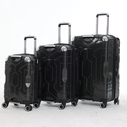 Suitcase Sets 3 pieces Rolling Luggage Detachable Wheels 20 24 28 inch Strong Durable Travel Bags Unisex Password Trolley Case