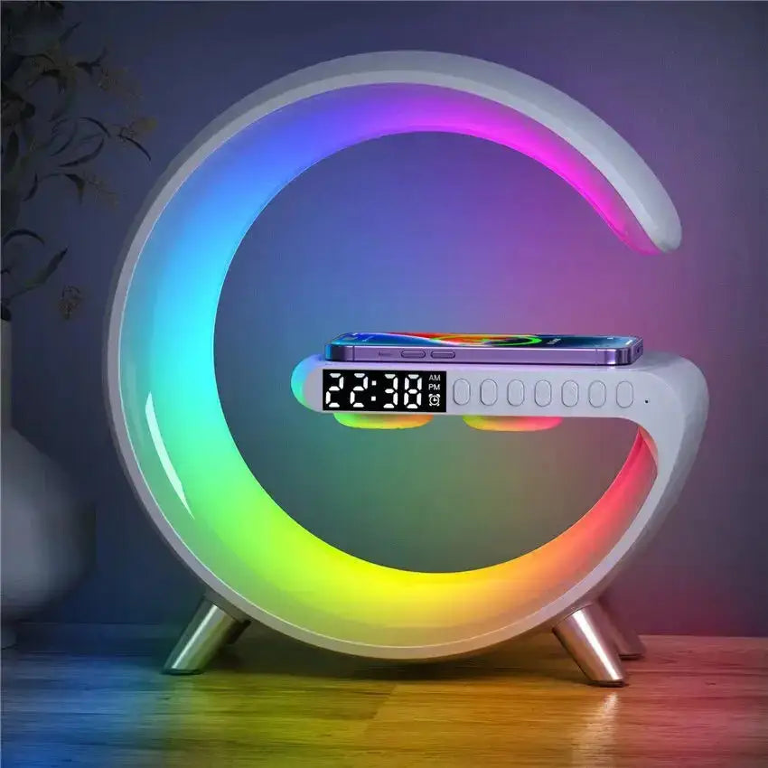 Smart Lamp with Wireless Charger and Bluetooth Speaker