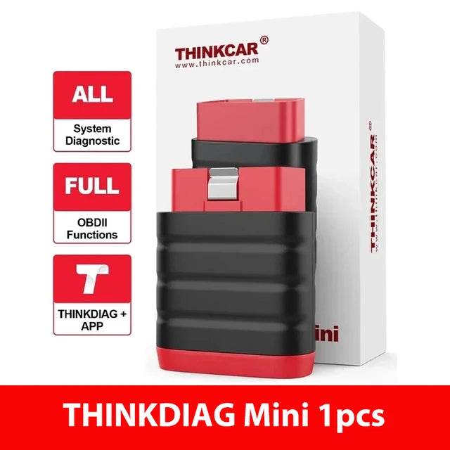 THINKCAR THINKDIAG Mini OBD2 Scanner Bluetooth, All-System Diagnosis Car Diagnostic Scan Tool Read/Clear fault code Universal - MarvelouStoree