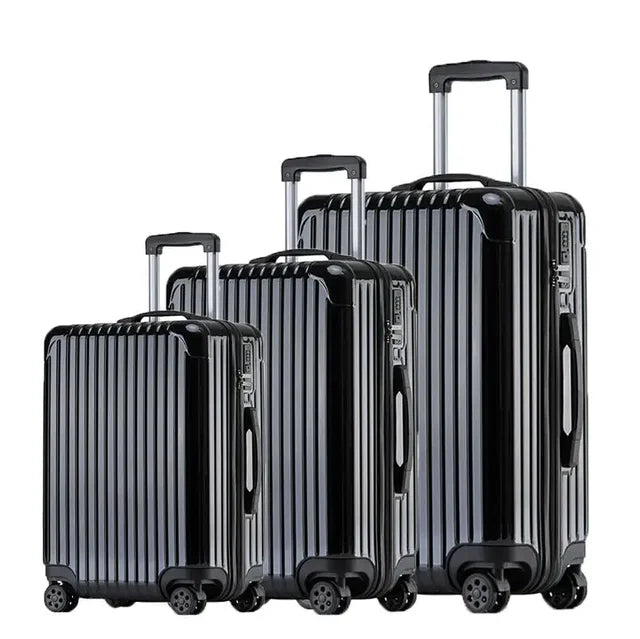 TRAVEL TALE 20"24"28" Inch 3 Piece Travel Suitcase Set ABS Trolley Case Designer Luggage Set On Wheels