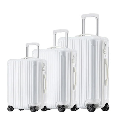 TRAVEL TALE 20"24"28" Inch 3 Piece Travel Suitcase Set ABS Trolley Case Designer Luggage Set On Wheels