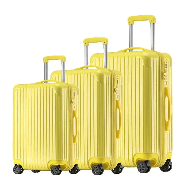 TRAVEL TALE 20"24"28" Inch 3 Piece Travel Suitcase Set ABS Trolley Case Designer Luggage Set On Wheels