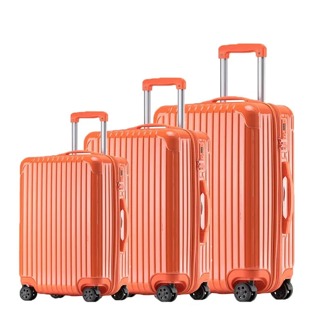 TRAVEL TALE 20"24"28" Inch 3 Piece Travel Suitcase Set ABS Trolley Case Designer Luggage Set On Wheels