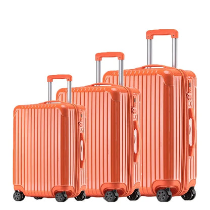 TRAVEL TALE 20"24"28" Inch 3 Piece Travel Suitcase Set ABS Trolley Case Designer Luggage Set On Wheels