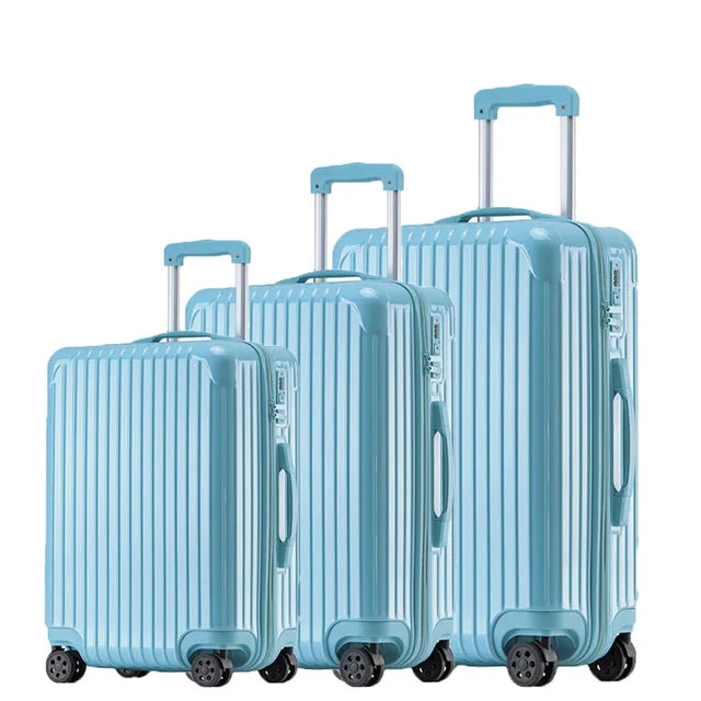 TRAVEL TALE 20"24"28" Inch 3 Piece Travel Suitcase Set ABS Trolley Case Designer Luggage Set On Wheels