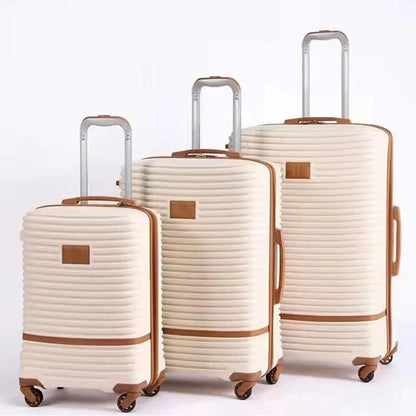 TRAVEL TALE 20"24"28" Inch 3 Piece Travel Suitcase Set ABS Trolley Case Designer Luggage Set On Wheels