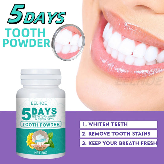 Tooth Whitening Powdered Enamel Support and Fast teeth whitening Removes Tartar Fresh Breath Powdered Toothpaste Oral Care Tools