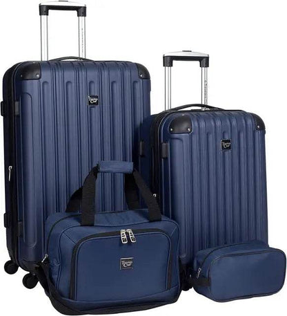 Travelers Club Expandable Midtown Hardside 4-Piece Luggage Travel Set, Rose Gold - MarvelouStoree