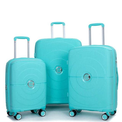 Travelhouse Expandable Hardshell Suitcase Double Spinner Wheels PP Luggage Sets Suitcase with TSA Lock,3-Piece Set (20/24/28） - MarvelouStoree