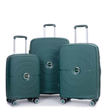 Travelhouse Expandable Hardshell Suitcase Double Spinner Wheels PP Luggage Sets Suitcase with TSA Lock,3-Piece Set (20/24/28） - MarvelouStoree