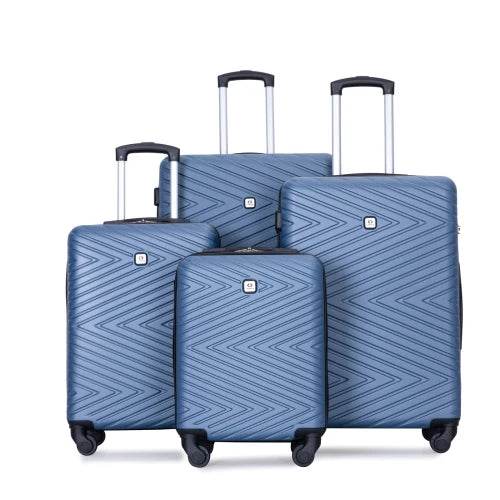 Travelhouse Luggage set 4-Piece ABS Suitcase With Spinner Wheels,24 Inch and 28 Inch with TSA Lock,16,20 inche Carry on Luggage - MarvelouStoree