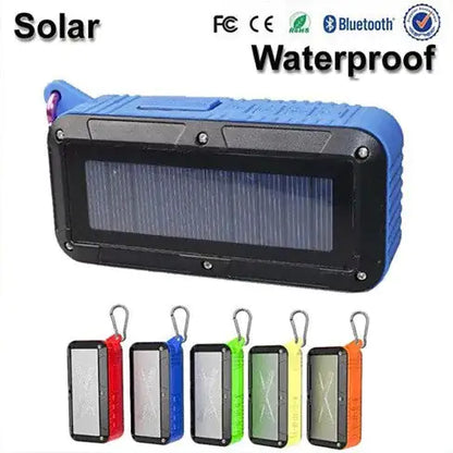 Solar Tunes Indoor Outdoor Solar Powered Bluetooth Speaker