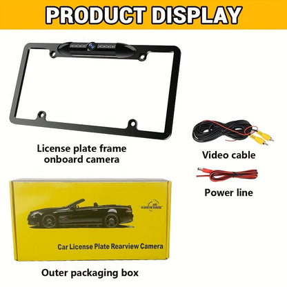 US License Plate Frame Rear View Backup Camera IR LED Night Vision Reversing camera for Car SUV Pickup