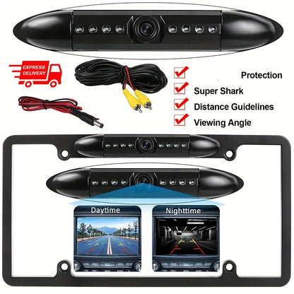 US License Plate Frame Rear View Backup Camera IR LED Night Vision Reversing camera for Car SUV Pickup