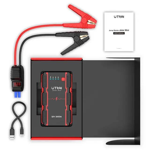 UTRAI 1000A Jump Starter Power Bank Starting Device Portable Charger Emergency Booster 12V Car Battery Jump Starter - MarvelouStoree