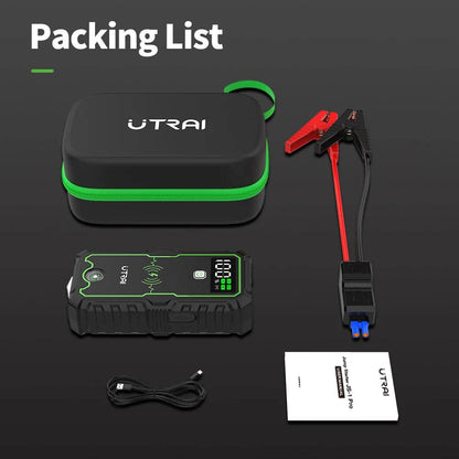 UTRAI Power Bank 2500A Jump Starter Portable Charger Car Booster 12V Auto Starting Device Emergency Car Battery Starter - MarvelouStoree