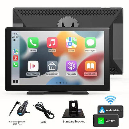 Universal Portable Carplay for Car Screen, Wireless Carplay Screen Wireless Car Stereo with Carplay Android Auto, Car Touchscree - MarvelouStoree