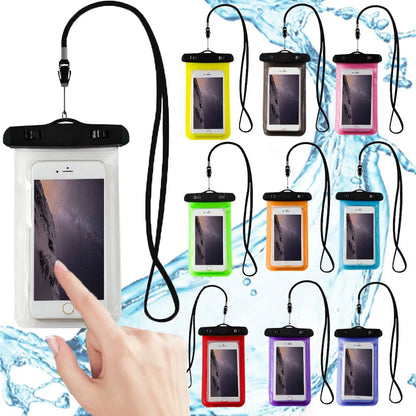 Waterproof Case For Phone Waterproof Pouch Bag PVC Cell Phones Underwater Phone Bag For IPhone Swimming Transparent