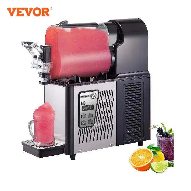 VEVOR Commercial Slushy Machine 3L Single Bowl machine a slush 330W Frozen Drink Machine with Temperature Preservation Black - MarvelouStoree