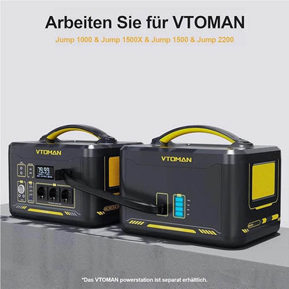 VTOMAN Jump 1500 Extra Battery 1548Wh, Backup LiFePO4 (LFP) Battery Jump 1000 & Jump 1500X & Jump 1800 Power - MarvelouStoree