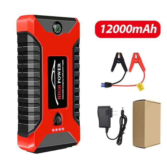 26000mAh/20000mAh Car Jump Starter 1000A 12V Output Portable Emergency Start-up Charger for Cars Booster Battery Starting Device - MarvelouStoree