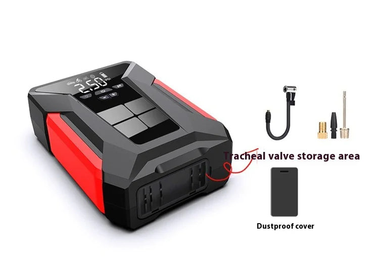 All-in-One 12V Emergency Car Power Bank & Inflatable Starter