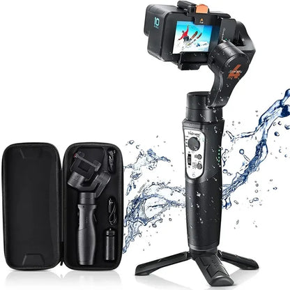 Waterproof Gopro12/11/10 Hero Dji Osmo Insta360 ONE R Action Camera Handheld 3-Axis Tripod Gimbals Stabilizer hohem iSteady Pro4