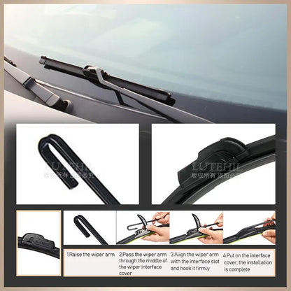 Wiper Front & Rear Wiper Blades Set For Kia Rio UB Hatchback 2011 2012 2013 2014 2015 2016 2017 Windshield Windscreen 26"16"11"