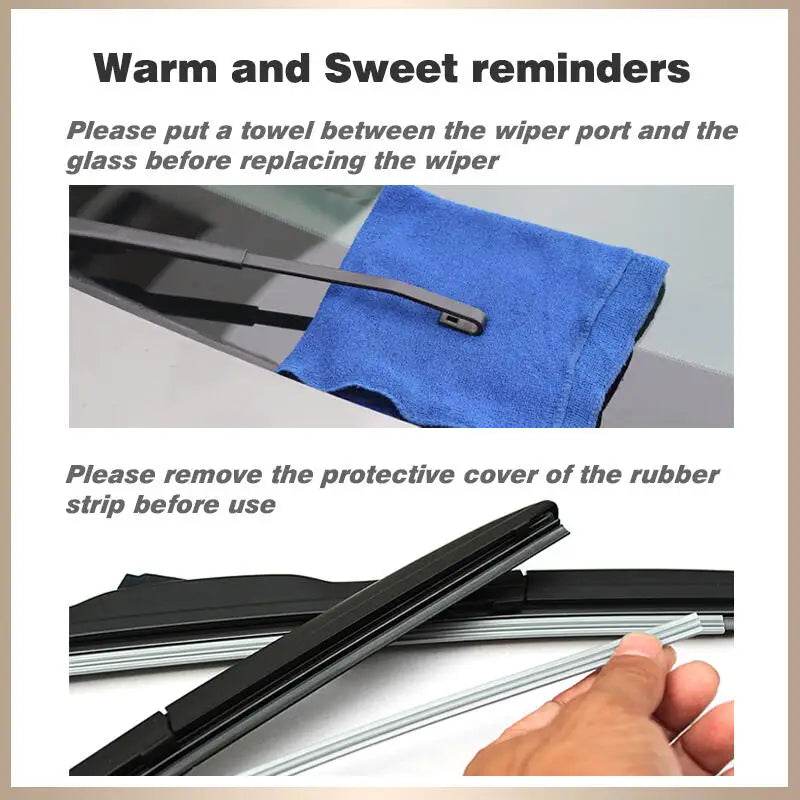 Wiper Front Windscreen Windshield Wiper Blades For BMW 3 Series E90 E91 323i 325i 328i 335i 328xi 2005 2006 2007 2008 2009 - MarvelouStoree