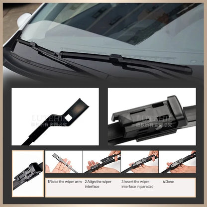 Wiper Front Wiper Blades For VW Jetta 6 MK6 A6 Passat CC 2012-2018 2013 2014 2015 2016 Windshield Windscreen Front Window 24"19"