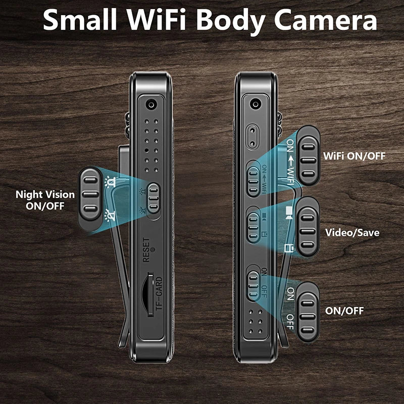 Xiaomi 1080P Wifi Body Mini Camera Portable Small Digital Video Recorder Police BodyCam Infrared Night Vision Miniature Camcorer