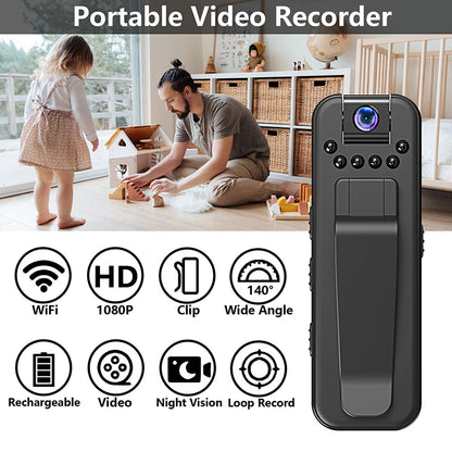 Xiaomi 1080P Wifi Body Mini Camera Portable Small Digital Video Recorder Police BodyCam Infrared Night Vision Miniature Camcorer