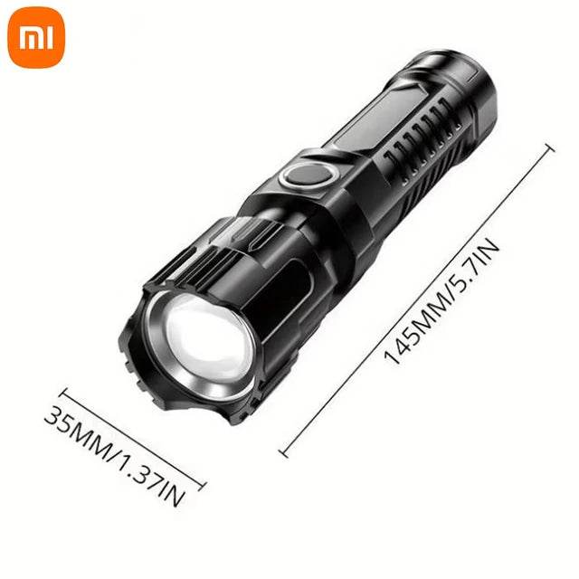 Xiaomi P900 High Power Led Flashlights 2000LM With Display Light USB Charging Built-in Battery Hand Lantern Camping Outdoor Use - MarvelouStoree