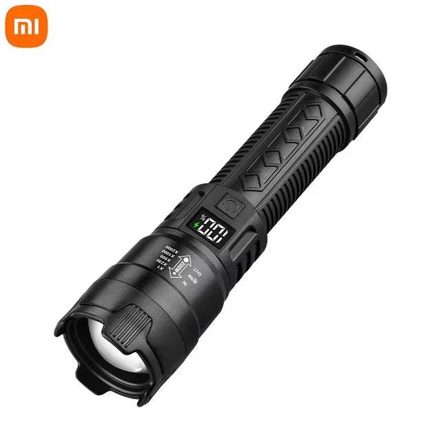 Xiaomi P900 High Power Led Flashlights 2000LM With Display Light USB Charging Built-in Battery Hand Lantern Camping Outdoor Use - MarvelouStoree