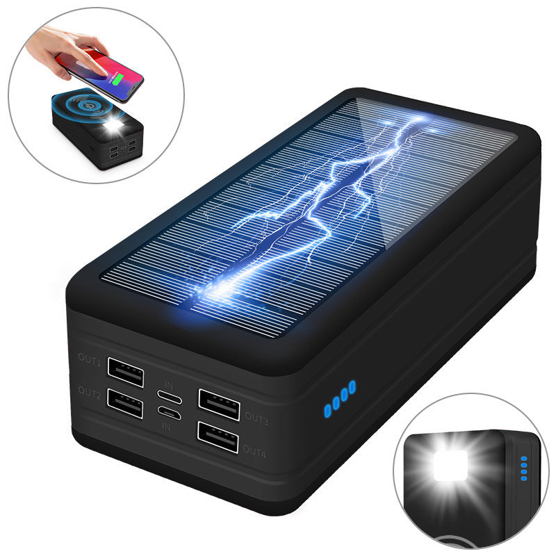 Large Capacity Solar Wireless Power Bank