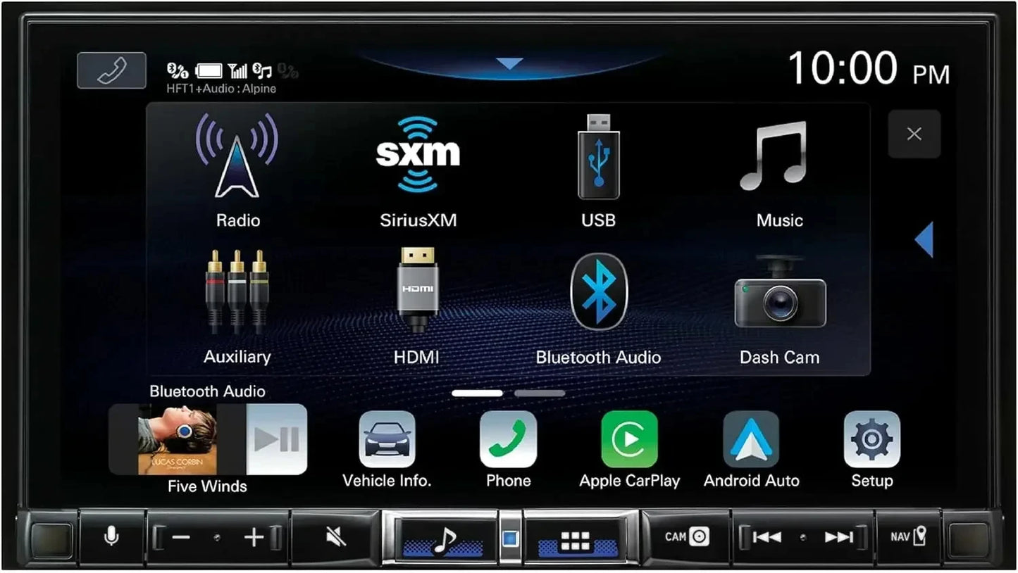 iLX-507 7" Multimedia Receiver compatible with Wireless CarPlay & Wireless Android Auto