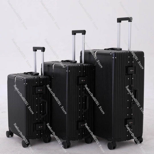 luggage travel set Manufacturers Custom Aluminium 100%pc Hardshell Travel Trolley Carry On Suitcase Luggage With Wheels - MarvelouStoree