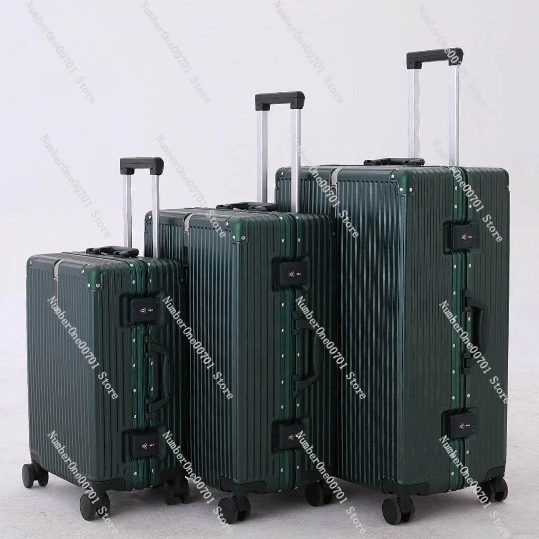 luggage travel set Manufacturers Custom Aluminium 100%pc Hardshell Travel Trolley Carry On Suitcase Luggage With Wheels - MarvelouStoree