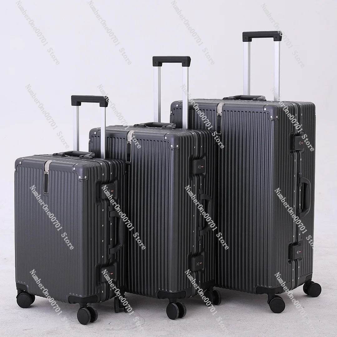 luggage travel set Manufacturers Custom Aluminium 100%pc Hardshell Travel Trolley Carry On Suitcase Luggage With Wheels - MarvelouStoree